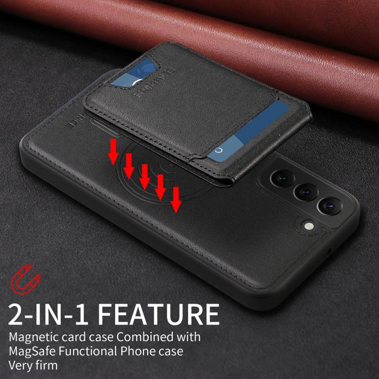 For Samsung Galaxy S22+ 5G BETOPNICE Vertical Flip Detachable MagSafe Wallet Phone Case