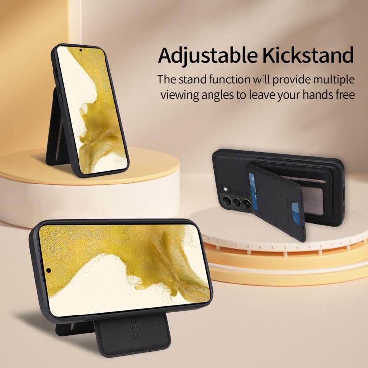 For Samsung Galaxy S22+ 5G BETOPNICE Vertical Flip Detachable MagSafe Wallet Phone Case