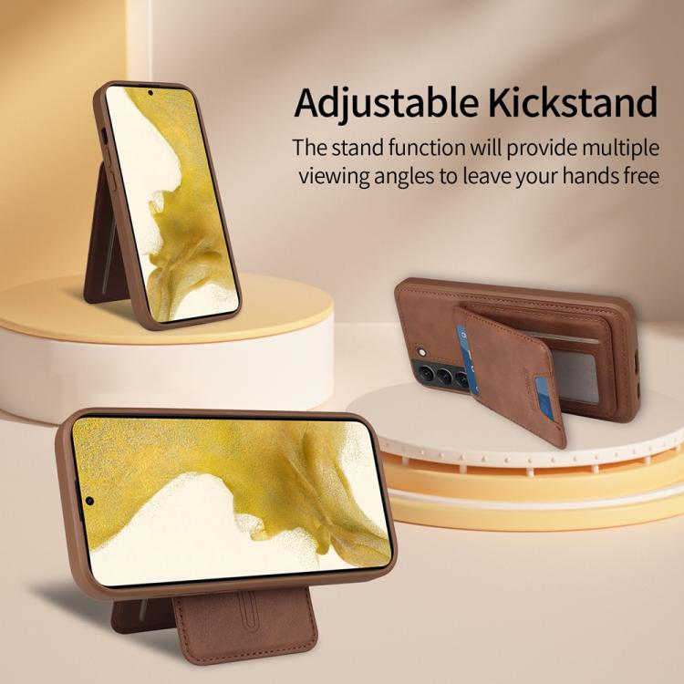 For Samsung Galaxy S22+ 5G BETOPNICE Vertical Flip Detachable MagSafe Wallet Phone Case