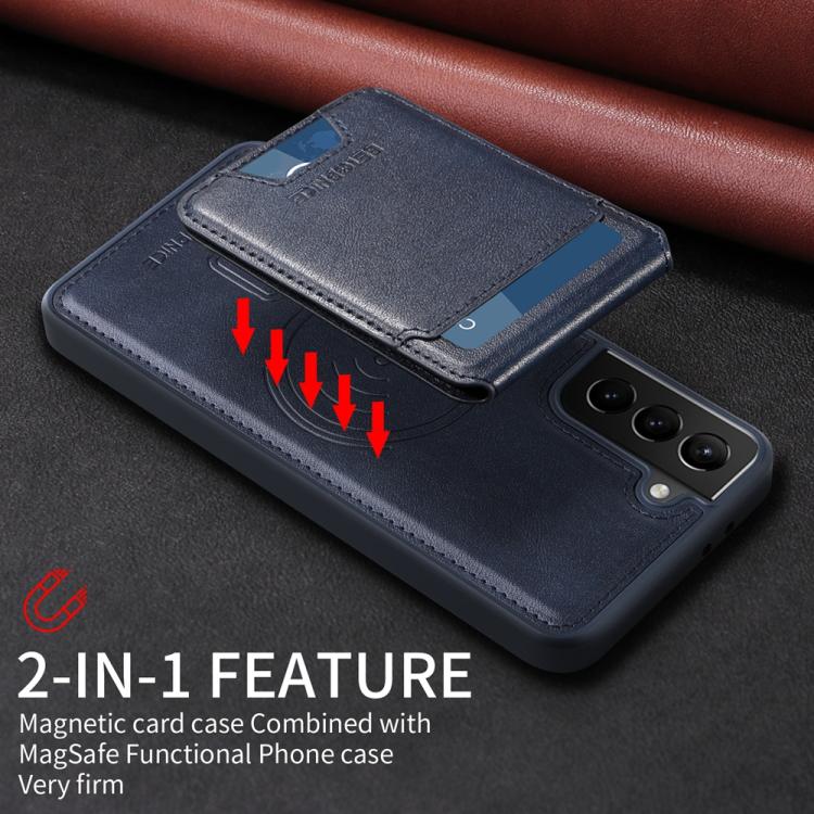 For Samsung Galaxy S21+ 5G BETOPNICE Vertical Flip Detachable MagSafe Wallet Phone Case