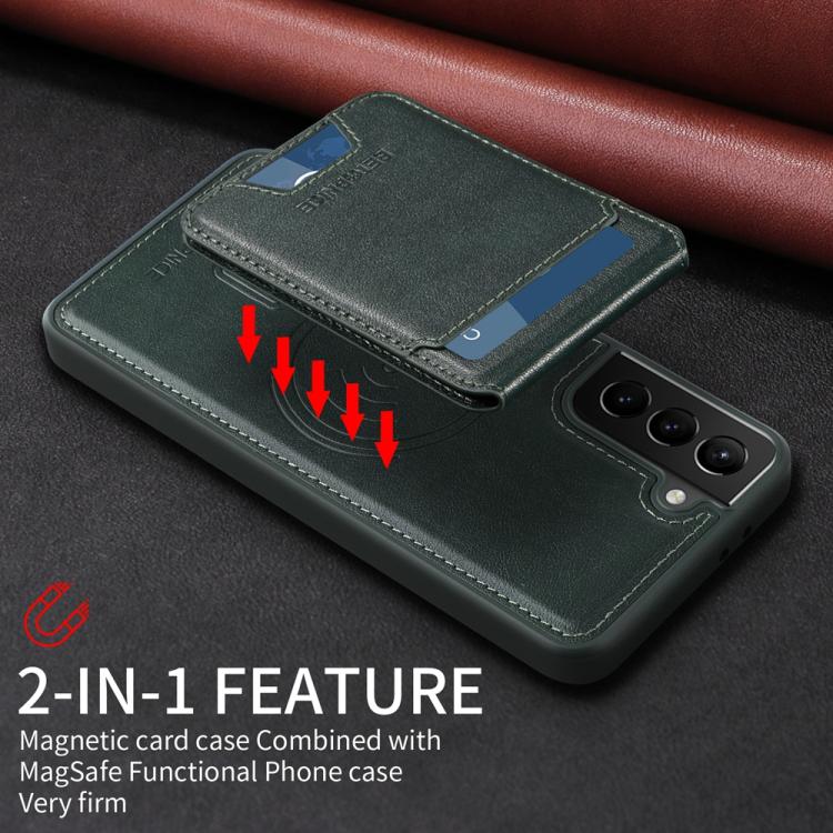 For Samsung Galaxy S21+ 5G BETOPNICE Vertical Flip Detachable MagSafe Wallet Phone Case