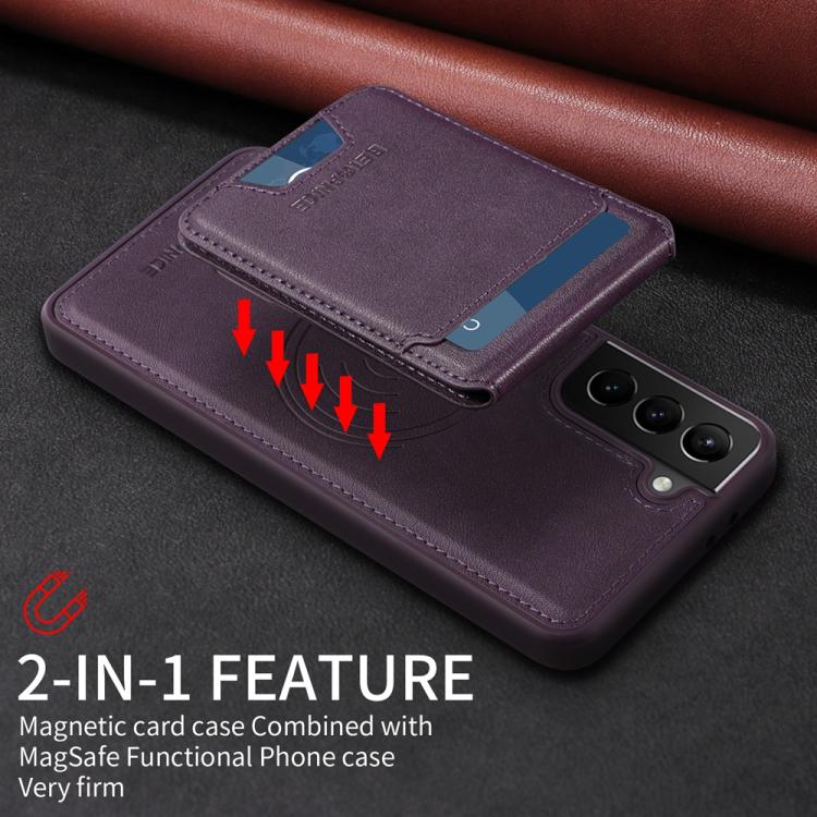 For Samsung Galaxy S21+ 5G BETOPNICE Vertical Flip Detachable MagSafe Wallet Phone Case