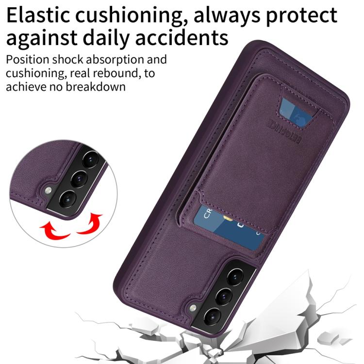 For Samsung Galaxy S21+ 5G BETOPNICE Vertical Flip Detachable MagSafe Wallet Phone Case