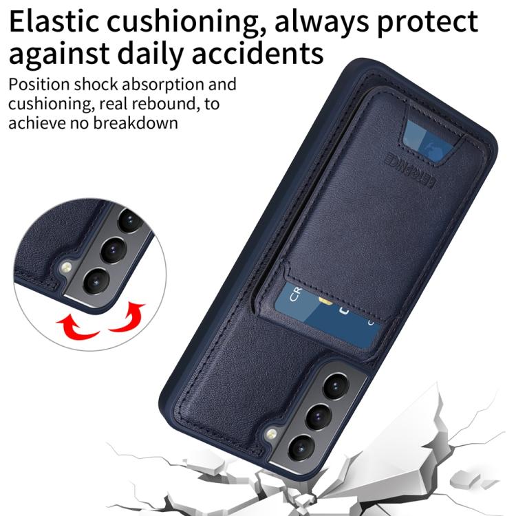 For Samsung Galaxy S21 5G BETOPNICE Vertical Flip Detachable MagSafe Wallet Phone Case