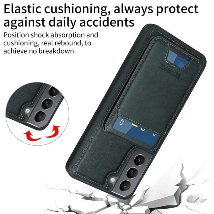 For Samsung Galaxy S21 5G BETOPNICE Vertical Flip Detachable MagSafe Wallet Phone Case