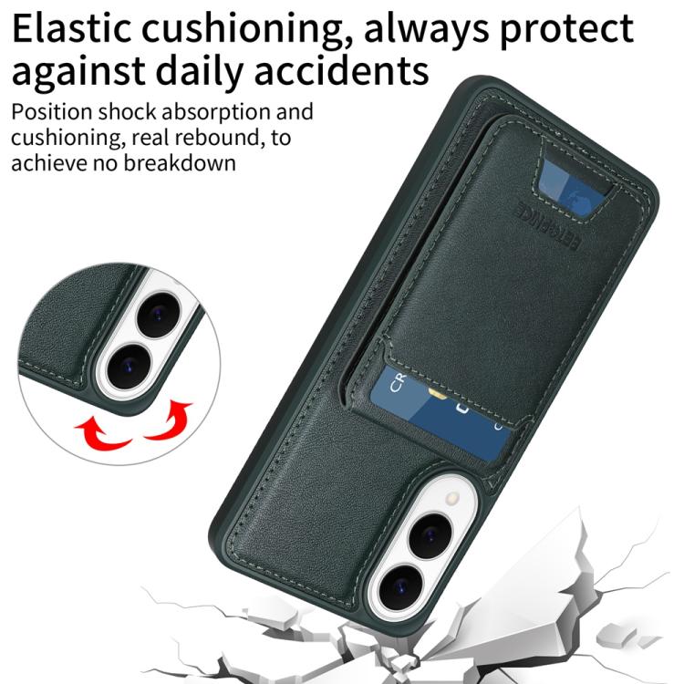 For Samsung Galaxy S25 Edge 5G BETOPNICE Vertical Flip Detachable MagSafe Wallet Phone Case