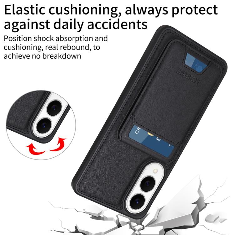 For Samsung Galaxy S25 Edge 5G BETOPNICE Vertical Flip Detachable MagSafe Wallet Phone Case