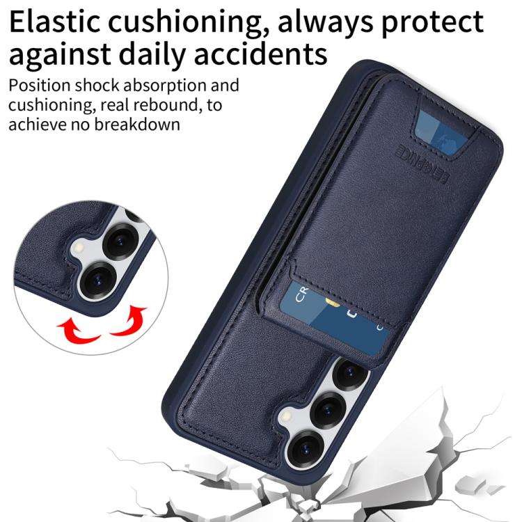 For Samsung Galaxy S25 5G BETOPNICE Vertical Flip Detachable MagSafe Wallet Phone Case