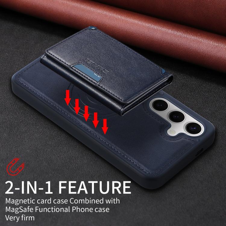 For Samsung Galaxy S24 5G BETOPNICE Horizontal Flip Detachable MagSafe Wallet Phone Case