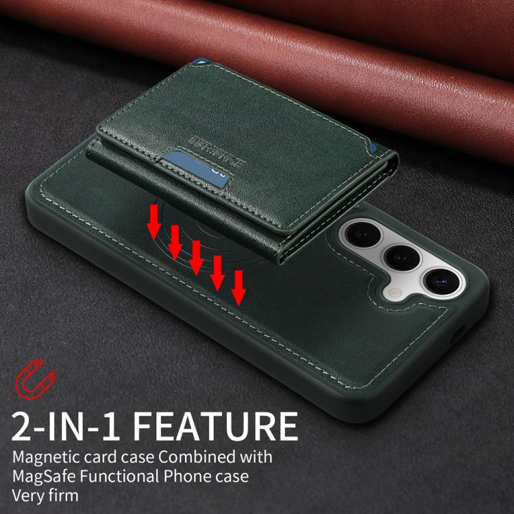 For Samsung Galaxy S24 5G BETOPNICE Horizontal Flip Detachable MagSafe Wallet Phone Case