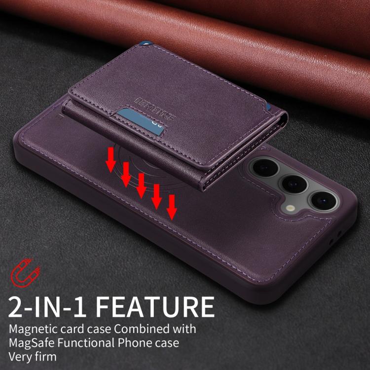 For Samsung Galaxy S24 FE 5G BETOPNICE Horizontal Flip Detachable MagSafe Wallet Phone Case