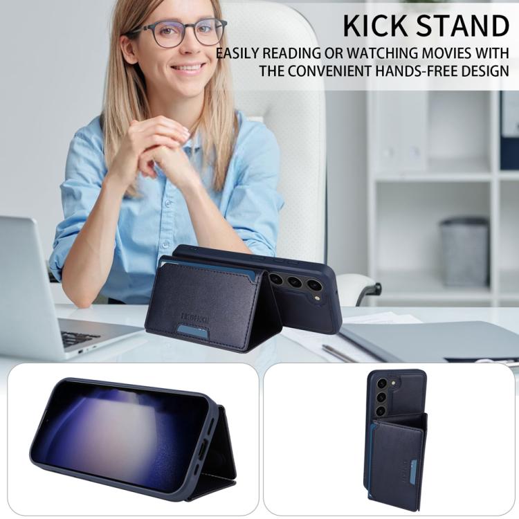 For Samsung Galaxy S23 5G BETOPNICE Horizontal Flip Detachable MagSafe Wallet Phone Case