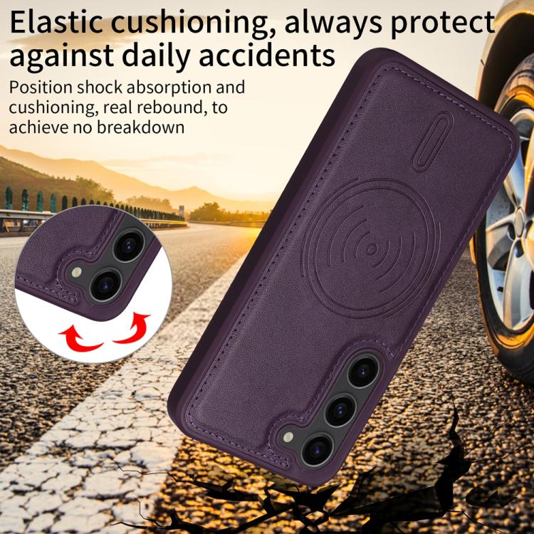 For Samsung Galaxy S23 5G BETOPNICE Horizontal Flip Detachable MagSafe Wallet Phone Case