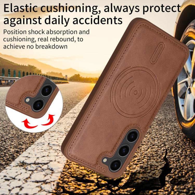 For Samsung Galaxy S23 5G BETOPNICE Horizontal Flip Detachable MagSafe Wallet Phone Case