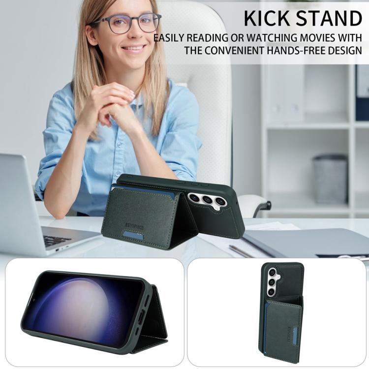 For Samsung Galaxy S23 FE 5G BETOPNICE Horizontal Flip Detachable MagSafe Wallet Phone Case