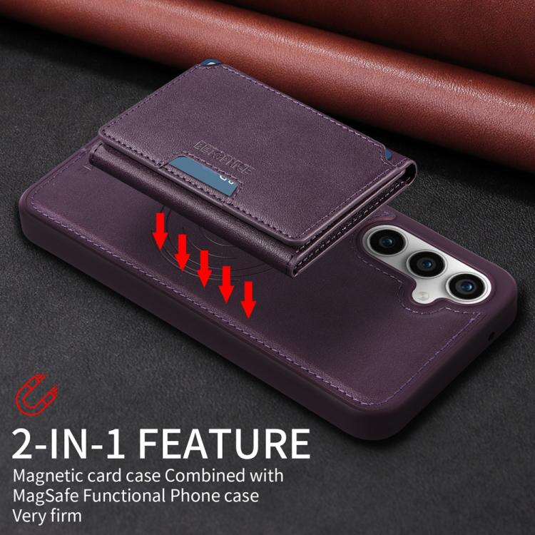 For Samsung Galaxy S23 FE 5G BETOPNICE Horizontal Flip Detachable MagSafe Wallet Phone Case