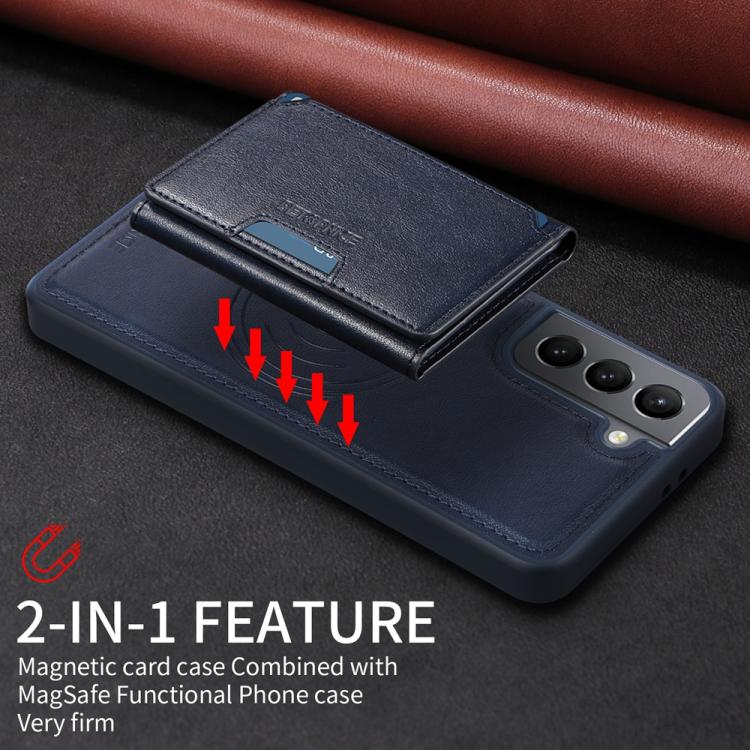 For Samsung Galaxy S21 5G BETOPNICE Horizontal Flip Detachable MagSafe Wallet Phone Case