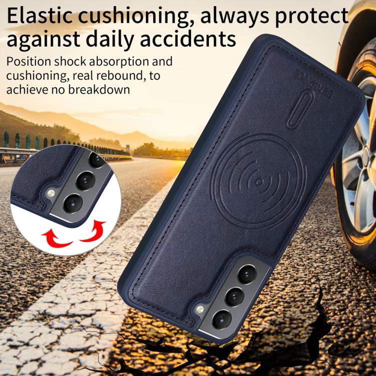For Samsung Galaxy S21 5G BETOPNICE Horizontal Flip Detachable MagSafe Wallet Phone Case