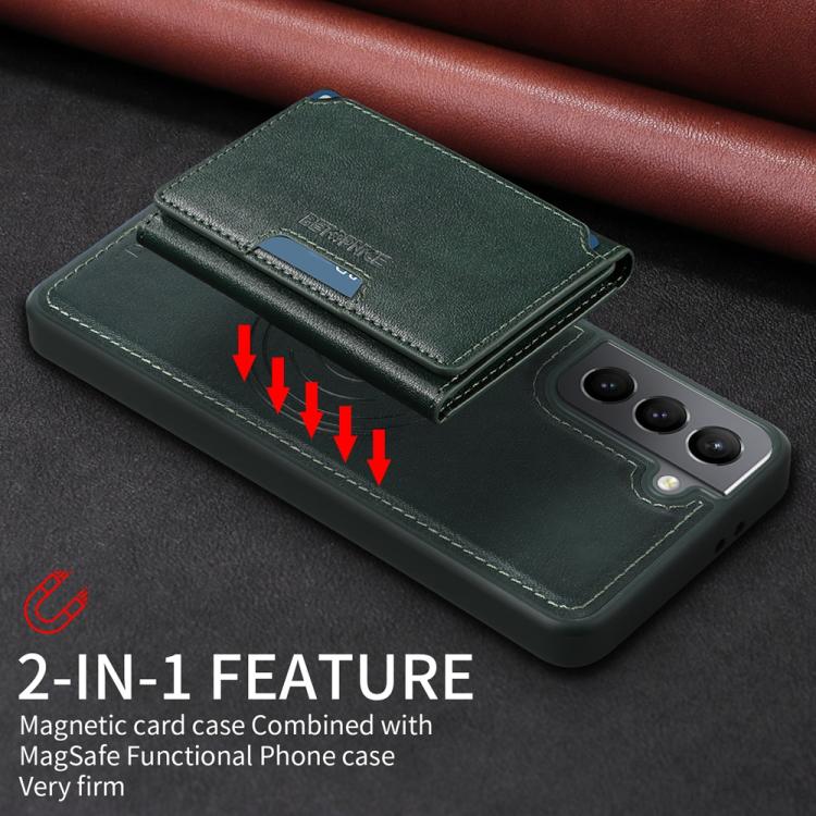 For Samsung Galaxy S21 5G BETOPNICE Horizontal Flip Detachable MagSafe Wallet Phone Case