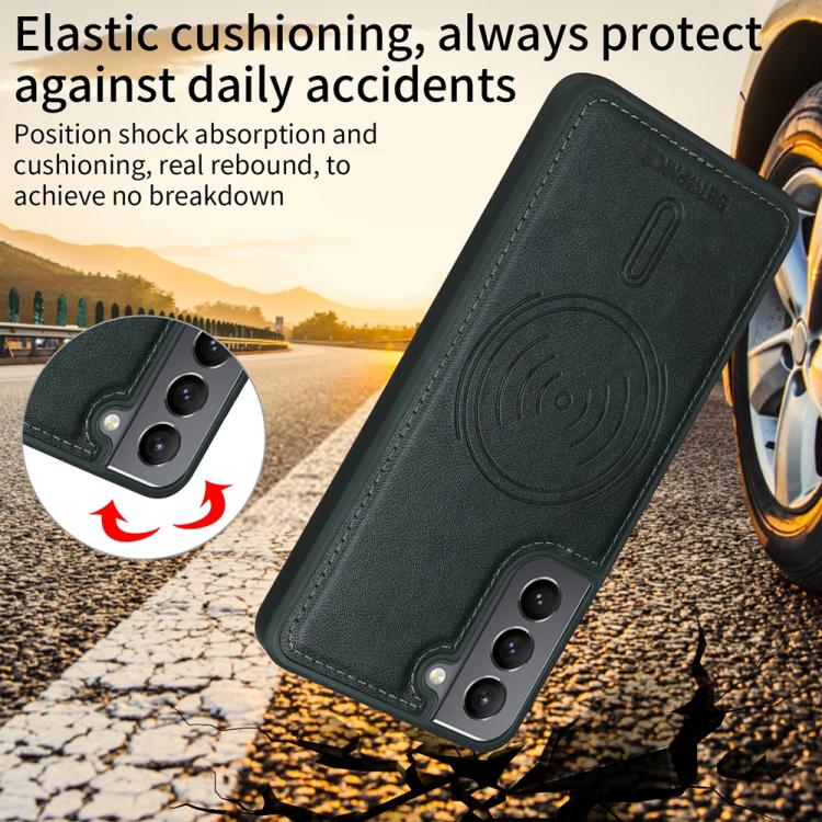 For Samsung Galaxy S21 5G BETOPNICE Horizontal Flip Detachable MagSafe Wallet Phone Case