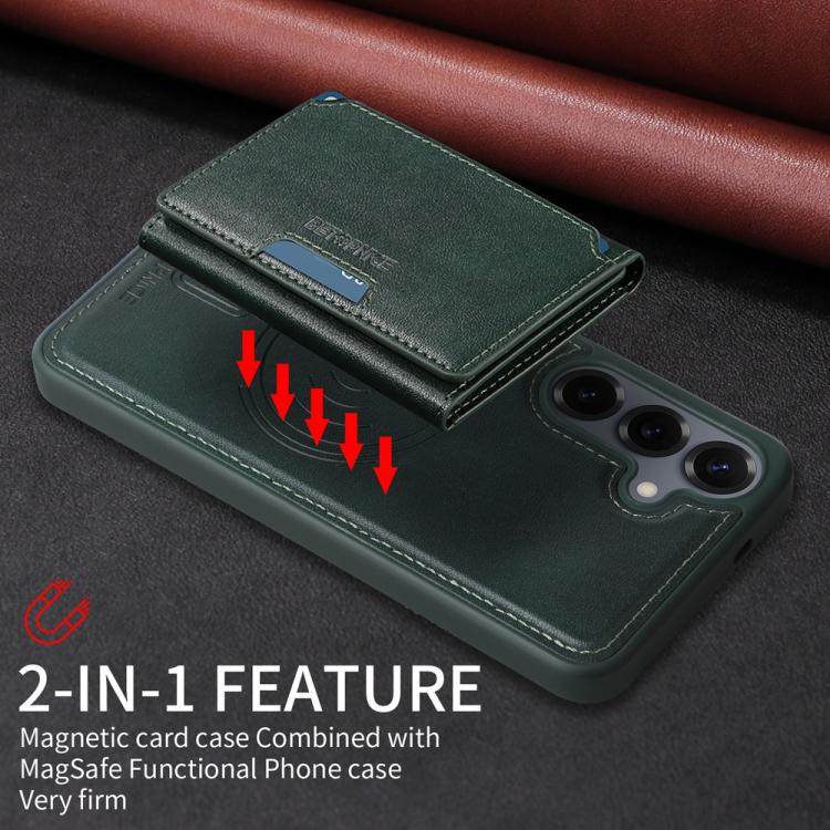 For Samsung Galaxy S25+ 5G BETOPNICE Horizontal Flip Detachable MagSafe Wallet Phone Case