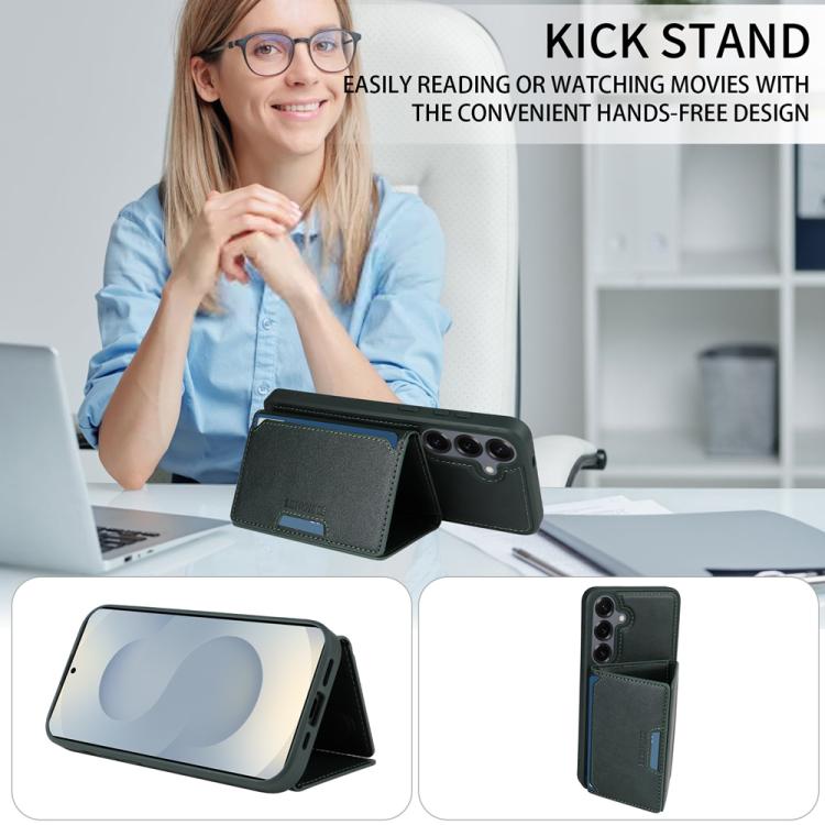 For Samsung Galaxy S25+ 5G BETOPNICE Horizontal Flip Detachable MagSafe Wallet Phone Case
