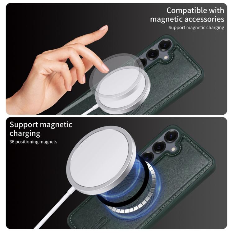 For Samsung Galaxy S25+ 5G BETOPNICE Horizontal Flip Detachable MagSafe Wallet Phone Case