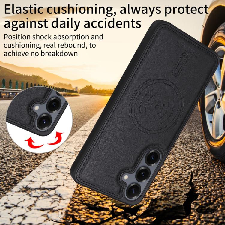 For Samsung Galaxy S25+ 5G BETOPNICE Horizontal Flip Detachable MagSafe Wallet Phone Case