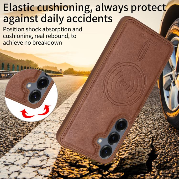 For Samsung Galaxy S25+ 5G BETOPNICE Horizontal Flip Detachable MagSafe Wallet Phone Case