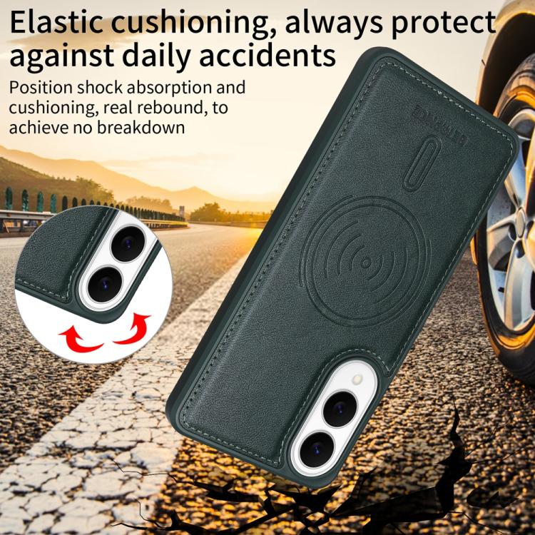 For Samsung Galaxy S25 Edge 5G BETOPNICE Horizontal Flip Detachable MagSafe Wallet Phone Case