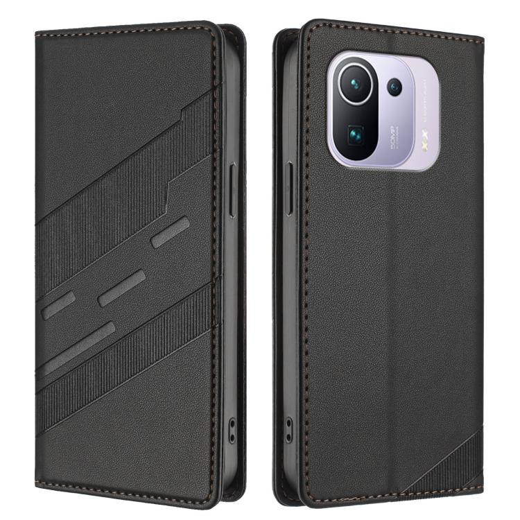 For Xiaomi Mi 11 Pro Embossed Multi-functional Wallet Retro Leather Phone Case