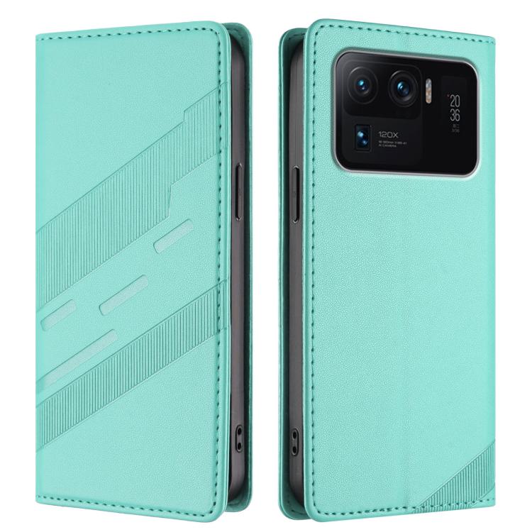 For Xiaomi Mi 11 Ultra Embossed Multi-functional Wallet Retro Leather Phone Case