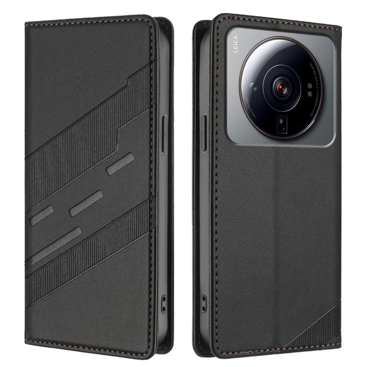 For Xiaomi 12S Ultra Embossed Multi-functional Wallet Retro Leather Phone Case