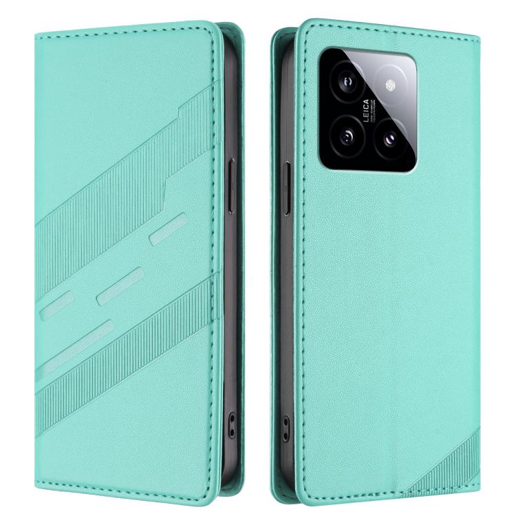 For Xiaomi 14 5G Global Embossed Multi-functional Wallet Retro Leather Phone Case