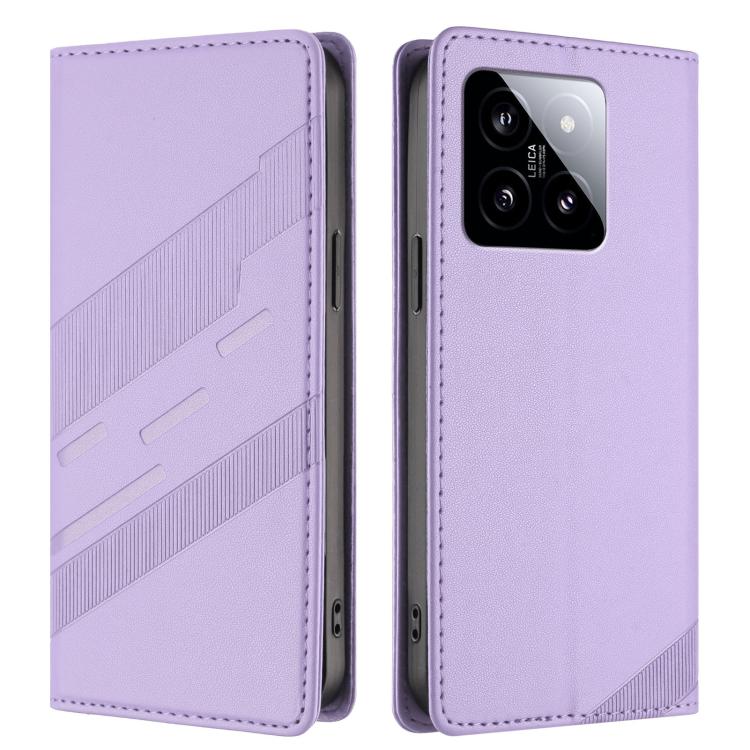 For Xiaomi 14 5G Global Embossed Multi-functional Wallet Retro Leather Phone Case