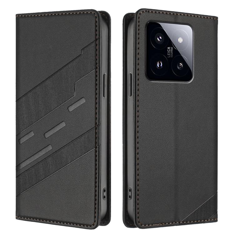 For Xiaomi 14 Pro 5G Global Embossed Multi-functional Wallet Retro Leather Phone Case