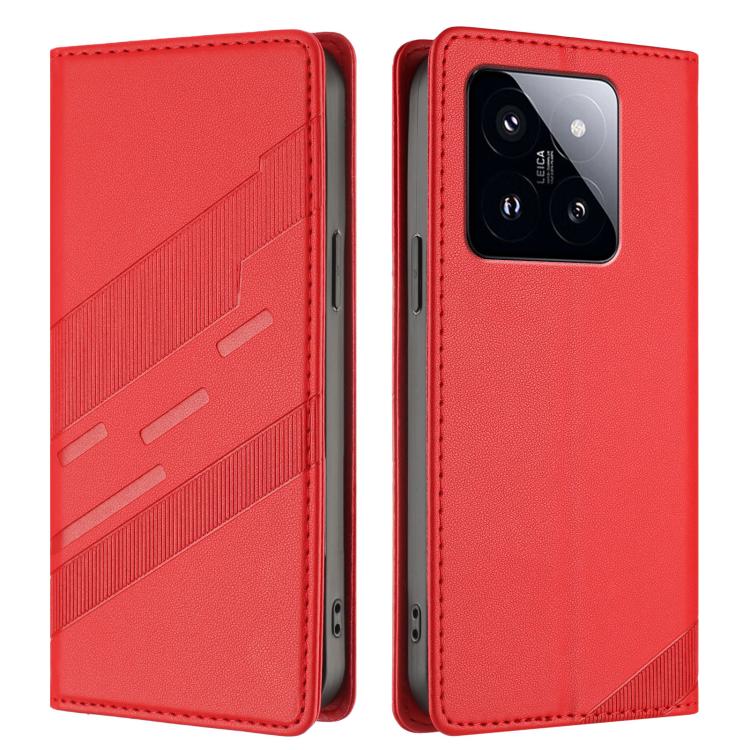 For Xiaomi 14 Pro 5G Global Embossed Multi-functional Wallet Retro Leather Phone Case