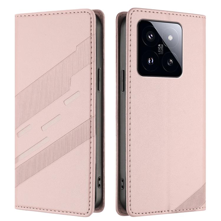 For Xiaomi 14 Pro 5G Global Embossed Multi-functional Wallet Retro Leather Phone Case