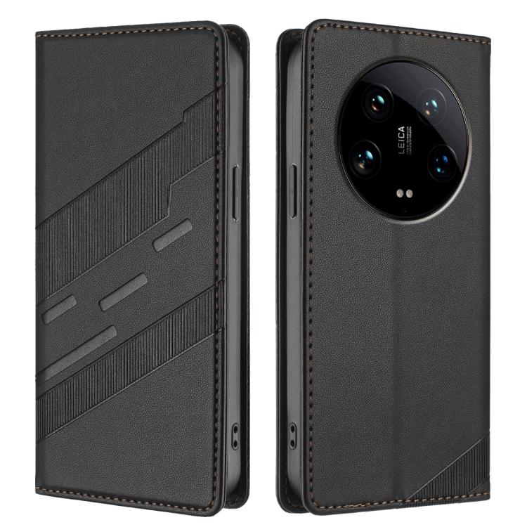 For Xiaomi 14 Ultra 5G Global Embossed Multi-functional Wallet Retro Leather Phone Case