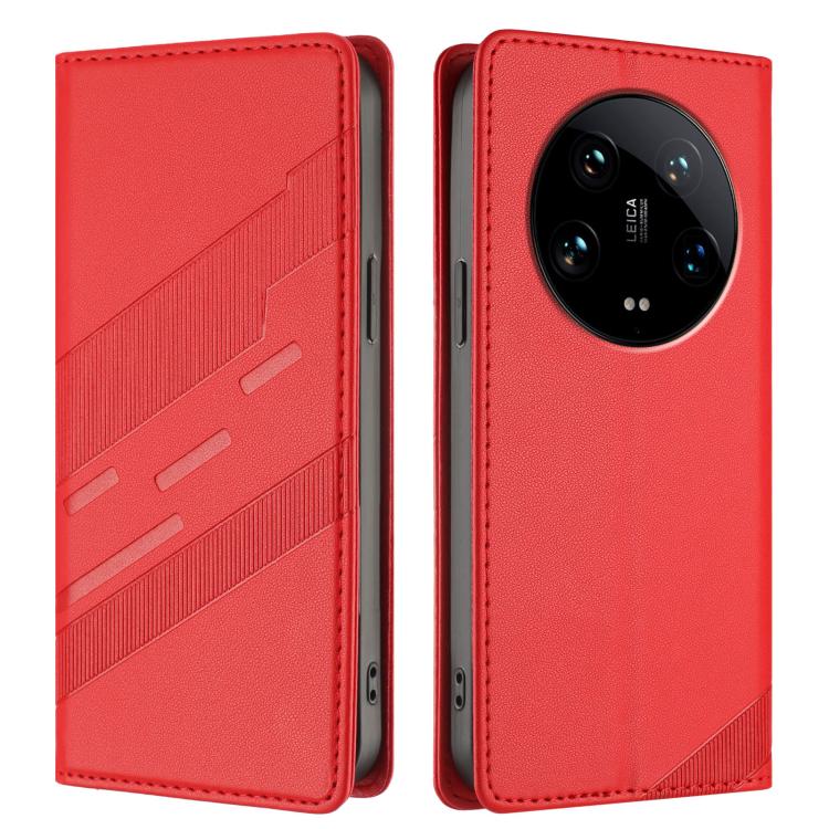 For Xiaomi 14 Ultra 5G Global Embossed Multi-functional Wallet Retro Leather Phone Case