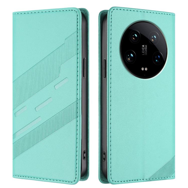 For Xiaomi 14 Ultra 5G Global Embossed Multi-functional Wallet Retro Leather Phone Case