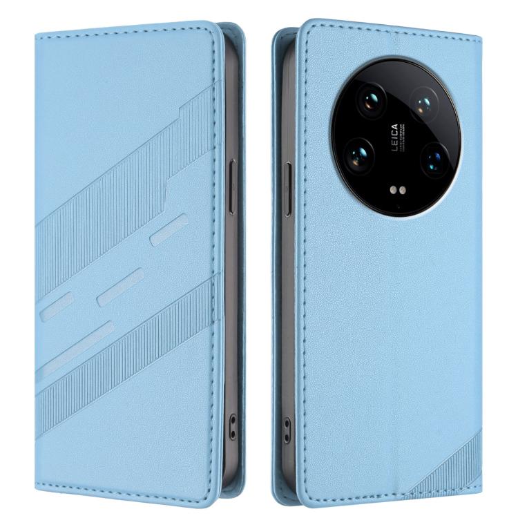 For Xiaomi 14 Ultra 5G Global Embossed Multi-functional Wallet Retro Leather Phone Case