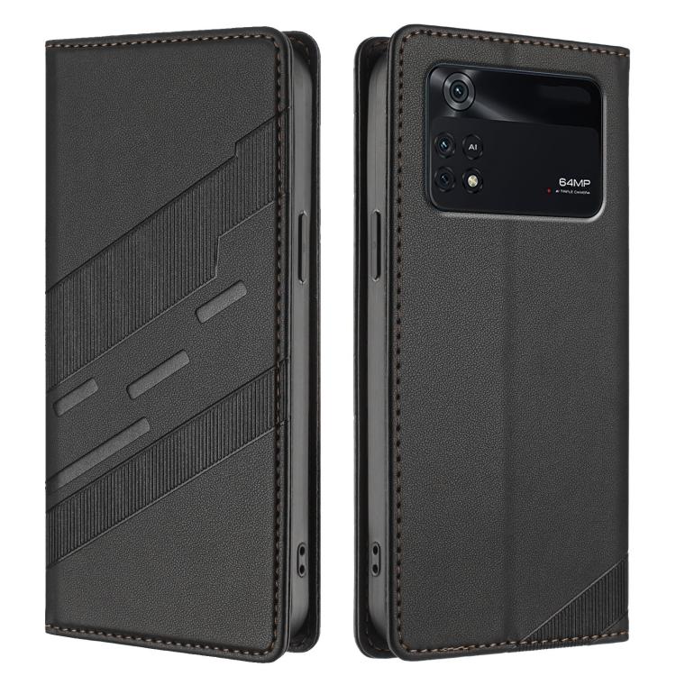 For Xiaomi Poco M4 Pro 4G Embossed Multi-functional Wallet Retro Leather Phone Case