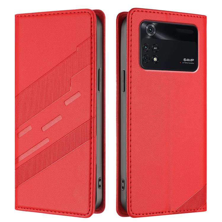 For Xiaomi Poco M4 Pro 4G Embossed Multi-functional Wallet Retro Leather Phone Case