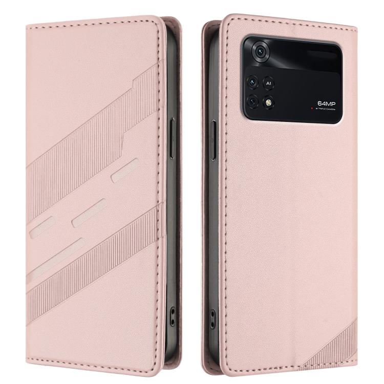 For Xiaomi Poco M4 Pro 4G Embossed Multi-functional Wallet Retro Leather Phone Case