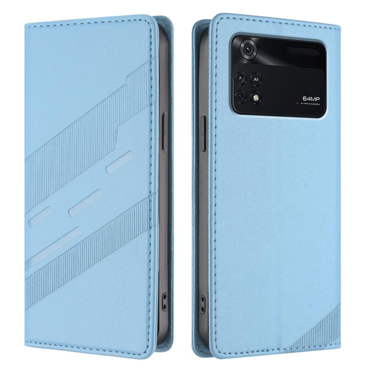 For Xiaomi Poco M4 Pro 4G Embossed Multi-functional Wallet Retro Leather Phone Case