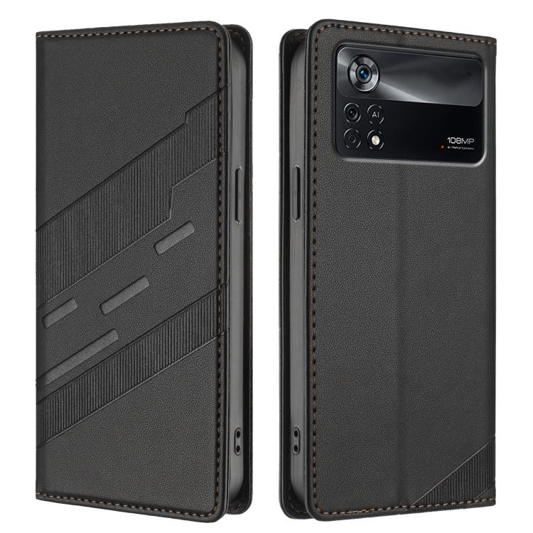 For Xiaomi Poco X4 Pro 5G Embossed Multi-functional Wallet Retro Leather Phone Case