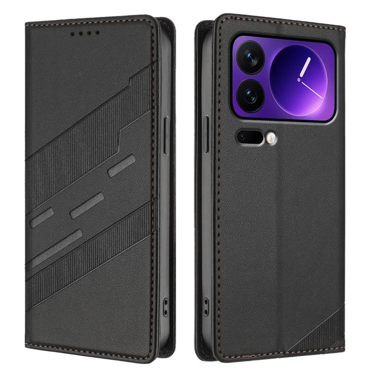 For Xiaomi 17 Pro Embossed Multi-functional Wallet Retro Leather Phone Case