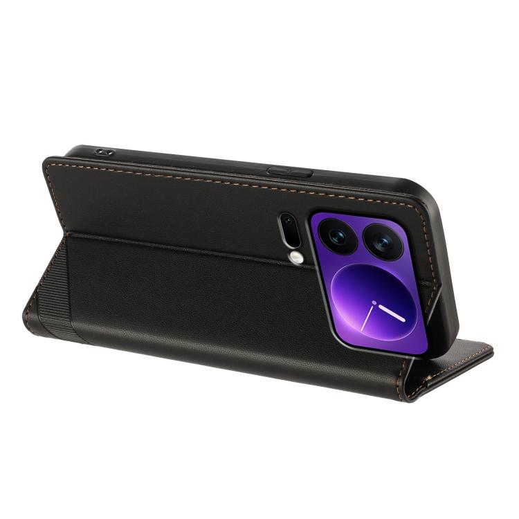 For Xiaomi 17 Pro Embossed Multi-functional Wallet Retro Leather Phone Case