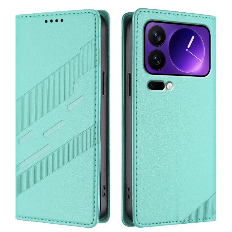 For Xiaomi 17 Pro Embossed Multi-functional Wallet Retro Leather Phone Case